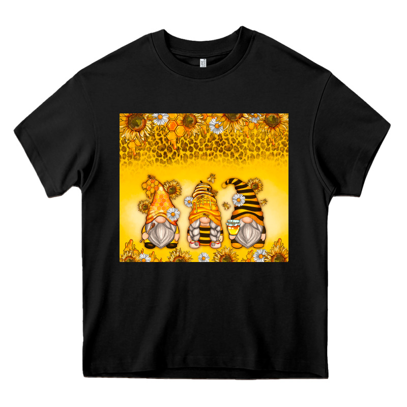 Bumble Bee Gnomes Heavy Core Tee by Zillion Design Studio | Teevron