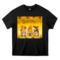 Black bumble bee gnomes Heavy Core Tee - Zillion Design Studio