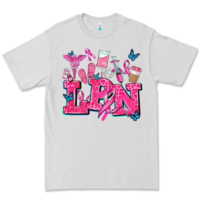 Lpn Cancer  Nurse With Premium Tee by AdoDesignShop | Teevron