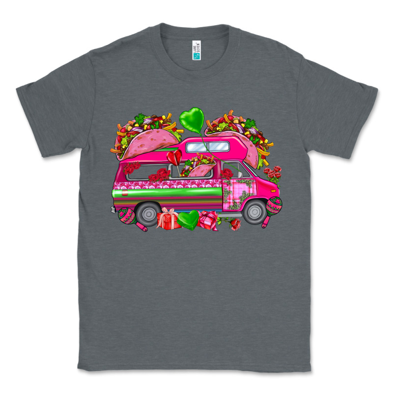 Valentines Day Tacos Truck Classic Tee by NancyCooperArtShop | Teevron