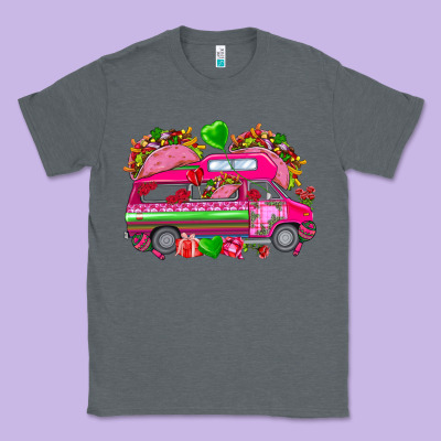 Valentines Day Tacos Truck Classic Tee Designed By Nancycooperartshop