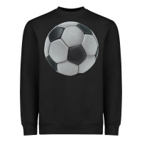 Black soccer ball Heavyweight Sweatshirt - JahusDesignShop