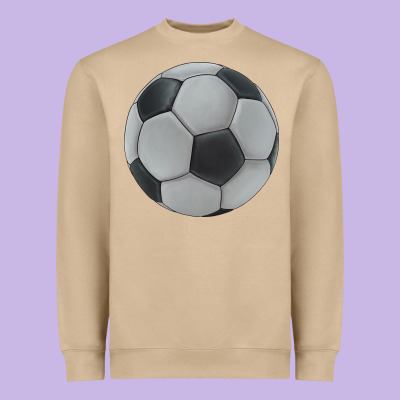Soccer Ball Heavyweight Sweatshirt Designed By Jahusdesignshop