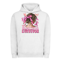Pigment Lunar Rock breast cancer survivor messy bun Urban Hoodie - CowGirlArtShop