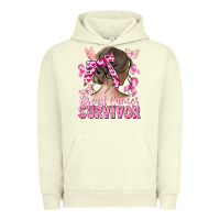 Pigment Pistachio breast cancer survivor messy bun Urban Hoodie - CowGirlArtShop