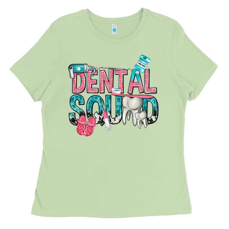 Dental Squad With Cowhide Ladies Tee by texasbilliewilder | Teevron