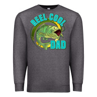 Charcoal Heather reel cool dad Premium Sweatshirt - Jasminsmagicworld