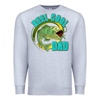 Heather Grey reel cool dad Premium Sweatshirt - Jasminsmagicworld