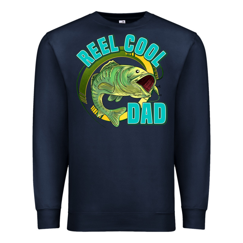 Reel Cool Dad Premium Sweatshirt by Jasminsmagicworld | Teevron
