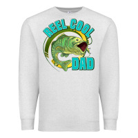 Oatmeal Heather reel cool dad Premium Sweatshirt - Jasminsmagicworld