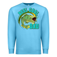 Ocean Blue reel cool dad Premium Sweatshirt - Jasminsmagicworld