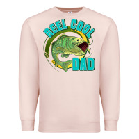 Pale Pink reel cool dad Premium Sweatshirt - Jasminsmagicworld