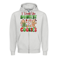 Dove Grey teach the smartest cookies Zipper Hoodie - MaliasSmallBusiness
