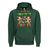 Sports Green teach the smartest cookies Zipper Hoodie - MaliasSmallBusiness