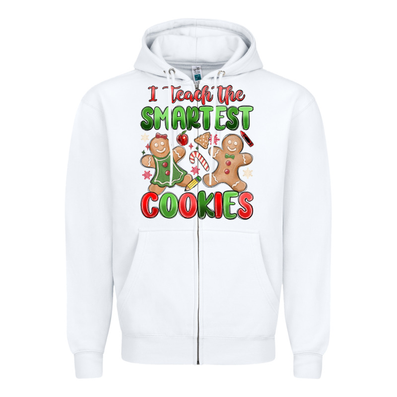 Teach The Smartest Cookies Zipper Hoodie by MaliasSmallBusiness | Teevron