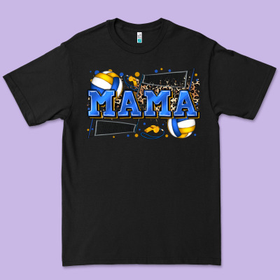 Mama Volleyball Premium Tee Designed By Zillion Design Studio