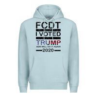 Blue Mist hell yeah i voted trump and will do it again 2020 Premium Hoodie - Bettercallsaul