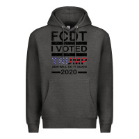 Charcoal Heather hell yeah i voted trump and will do it again 2020 Premium Hoodie - Bettercallsaul