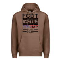 Chestnut hell yeah i voted trump and will do it again 2020 Premium Hoodie - Bettercallsaul