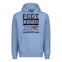 Colony Blue hell yeah i voted trump and will do it again 2020 Premium Hoodie - Bettercallsaul