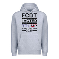 Heather Grey hell yeah i voted trump and will do it again 2020 Premium Hoodie - Bettercallsaul