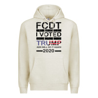 Oatmeal Heather hell yeah i voted trump and will do it again 2020 Premium Hoodie - Bettercallsaul
