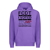 Purple hell yeah i voted trump and will do it again 2020 Premium Hoodie - Bettercallsaul