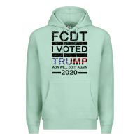 Seafoam hell yeah i voted trump and will do it again 2020 Premium Hoodie - Bettercallsaul
