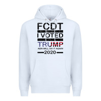White hell yeah i voted trump and will do it again 2020 Premium Hoodie - Bettercallsaul