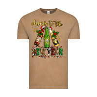 Vintage Coffee cheers to the new year with beers Vintage Tee - AdoDesignShop