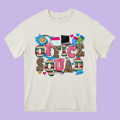 Office Squad Heavy Core Tee Designed By Zillion Design Studio