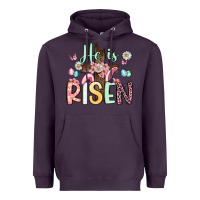 Plum he is risen Heavyweight Hoodie - Artiststas