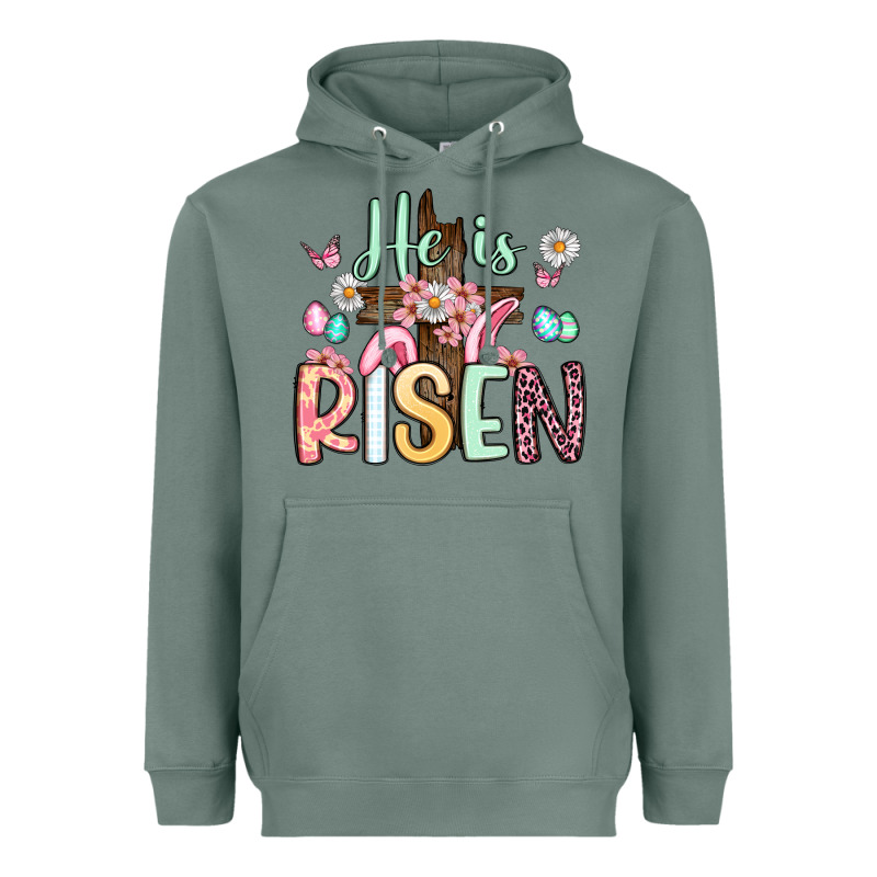 He Is Risen Heavyweight Hoodie by Artiststas | Teevron