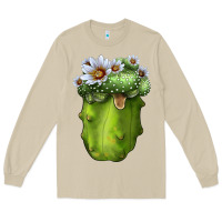 Mushroom blossfeldia cacti Long Sleeve Tee - LillyAllenDesigns