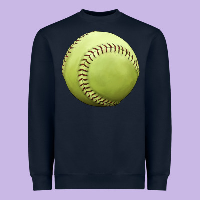 Softball Ball Heavyweight Sweatshirt Designed By Jahusdesignshop