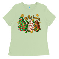 Matcha 'tis the season christmas cake Ladies Tee - Zillion Design Studio