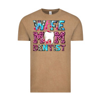 Vintage Coffee Wife Mom Dentist With Tooth And Floss Vintage Tee - AdoDesignShop