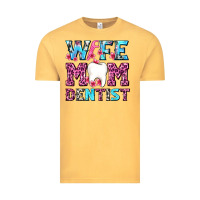 Vintage Mustard Wife Mom Dentist With Tooth And Floss Vintage Tee - AdoDesignShop