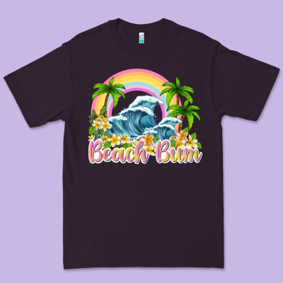 Beach Bum Premium Tee Designed By Texasbilliewilder