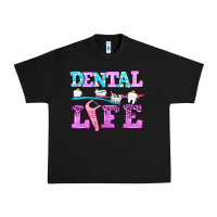 Black dental life with teeth Urban Heavy Tee - AdoDesignShop