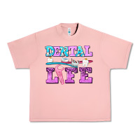 Salmon dental life with teeth Urban Heavy Tee - AdoDesignShop