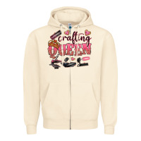 Sandshell crafting queen Zipper Hoodie - NancyCooperArtShop