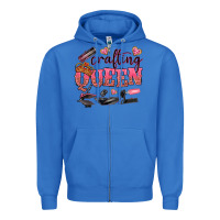 True Royal crafting queen Zipper Hoodie - NancyCooperArtShop
