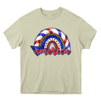 Mossy America rainbow Heavy Core Tee - texasbilliewilder
