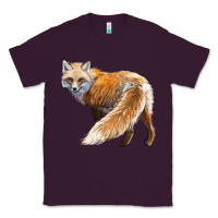 Plum Red Fox Classic Tee - LillyAllenDesigns