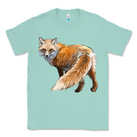 Seafoam Red Fox Classic Tee - LillyAllenDesigns