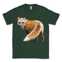 Sports Green Red Fox Classic Tee - LillyAllenDesigns
