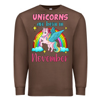 Chestnut unicorns are born in november Premium Sweatshirt - Jasminsmagicworld