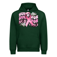 Forest Green survivor breast cancer Urban Hoodie - CowGirlArtShop