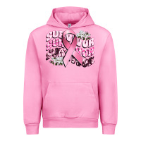 Fuchsia Pink survivor breast cancer Urban Hoodie - CowGirlArtShop